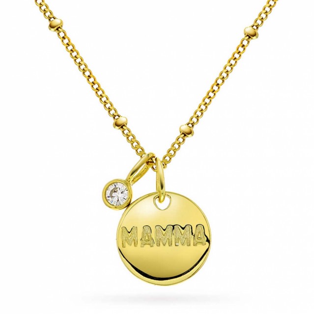 Pan Jewelry - Mamma Smykke i forgylt sølv med zirkonia